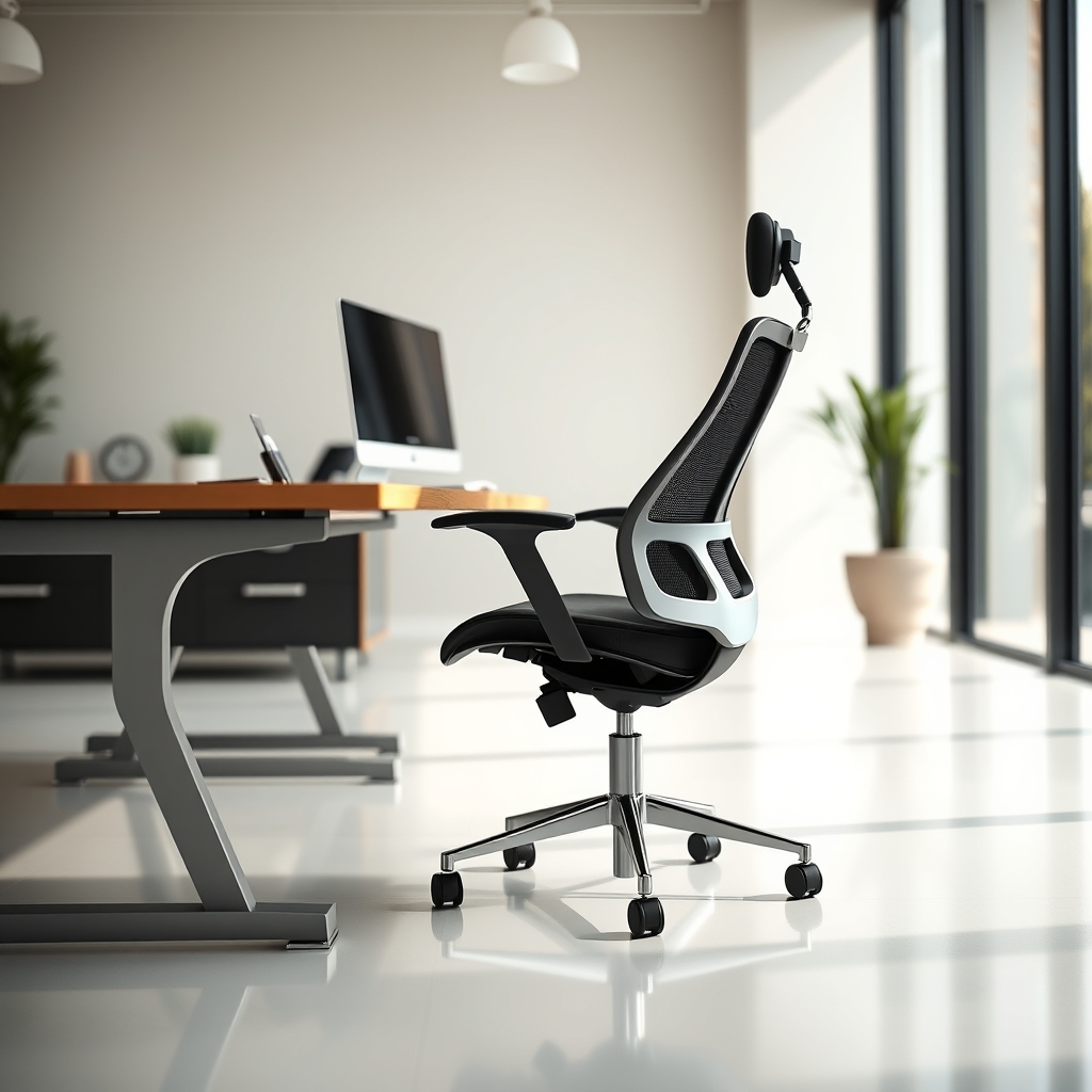 User making a precise ergonomic chair seat depth adjustment