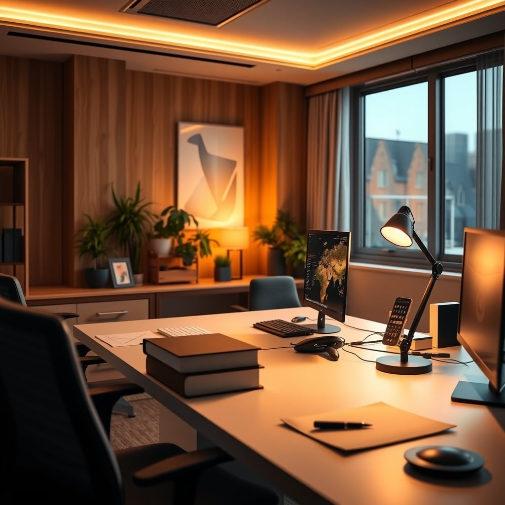 Ambient Office Lighting That Won't Fight Your Monitor