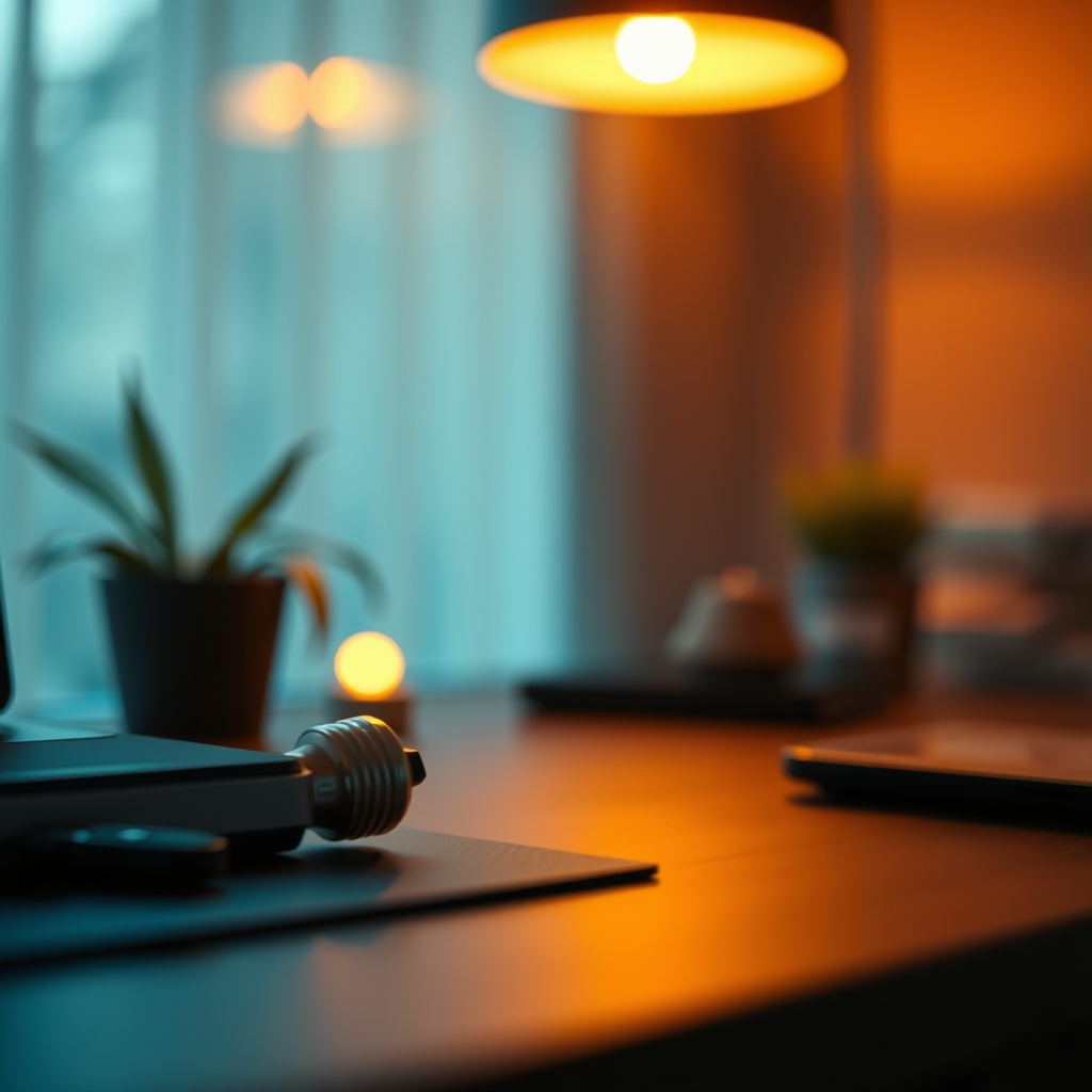 A conceptual image of a perfectly harmonized smart lighting system, where light quality and control enhance a space rather than detracting from it, representing a final verdict of intentional illumination.