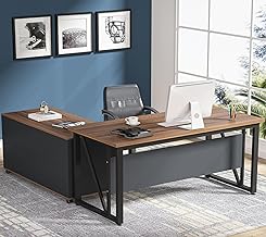 Tribesigns 55 inches Executive Desk and 43