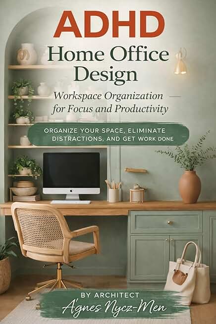 ADHD HOME AND OFFICE DESIGN: Workspace and Desk Setup for Focus and Productivity. Organize Your Space, Eliminate Distrac
