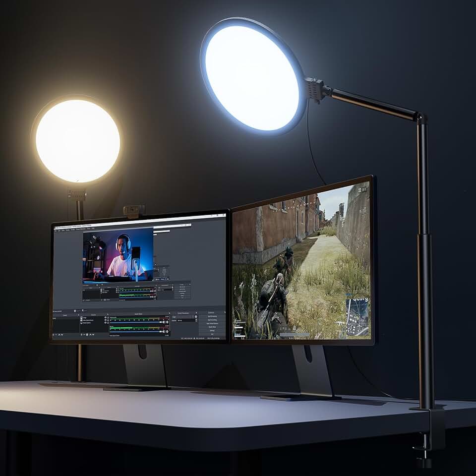 Weilisi 102quot Desk Ring Light