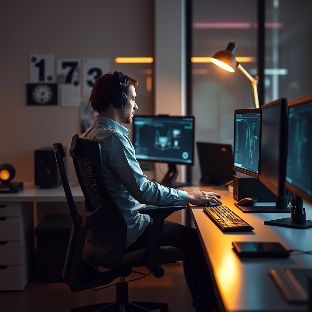 Illustrative diagram showing varied, dynamic office chair postures over time, not a single rigid angle, emphasizing movement.